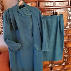 Ladies wool coat suit